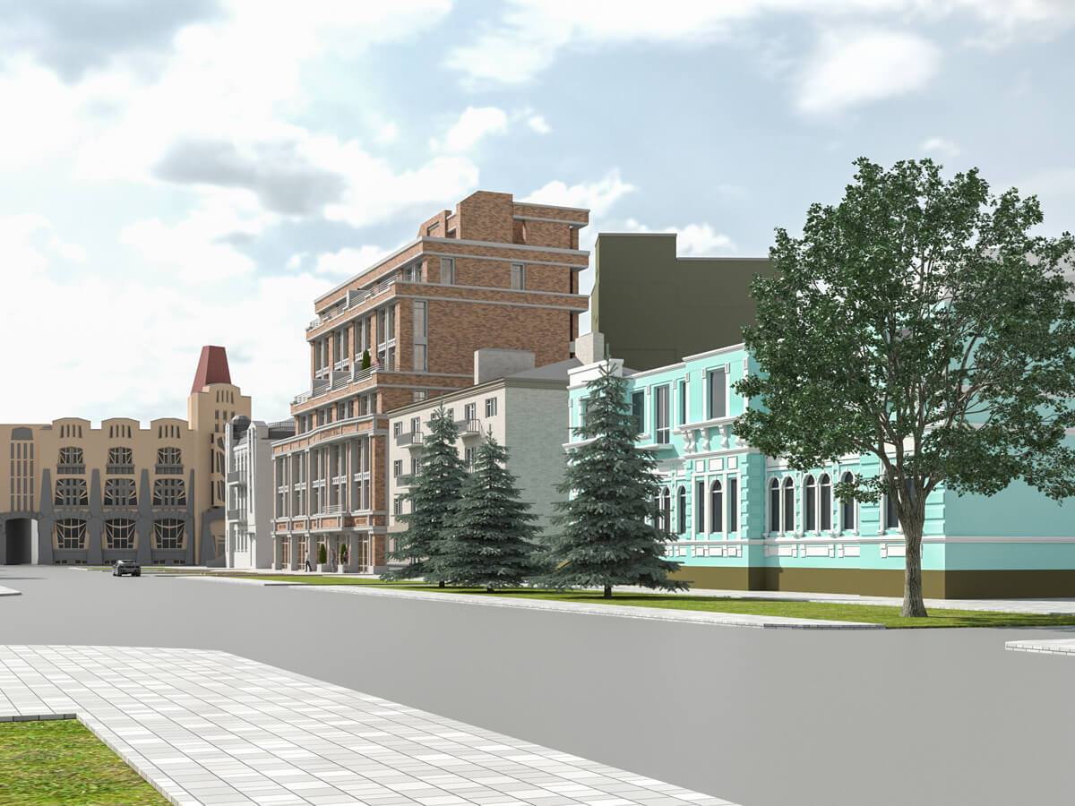 Новый дом будет находиться на улице Челюскина / фото: dobrobut-dev.com.ua