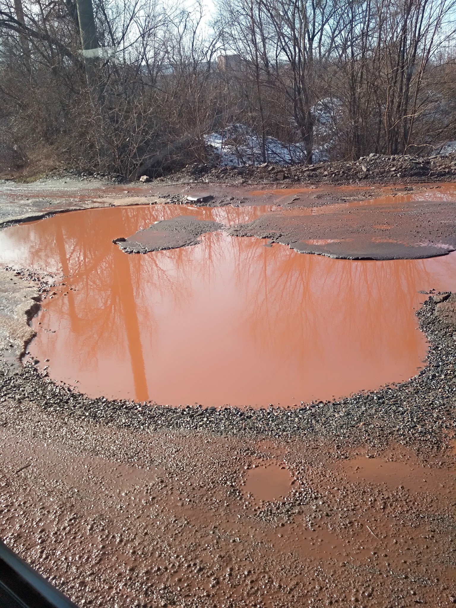 Дорога в Кривом Роге / фото: fb Светлана Перевертайло