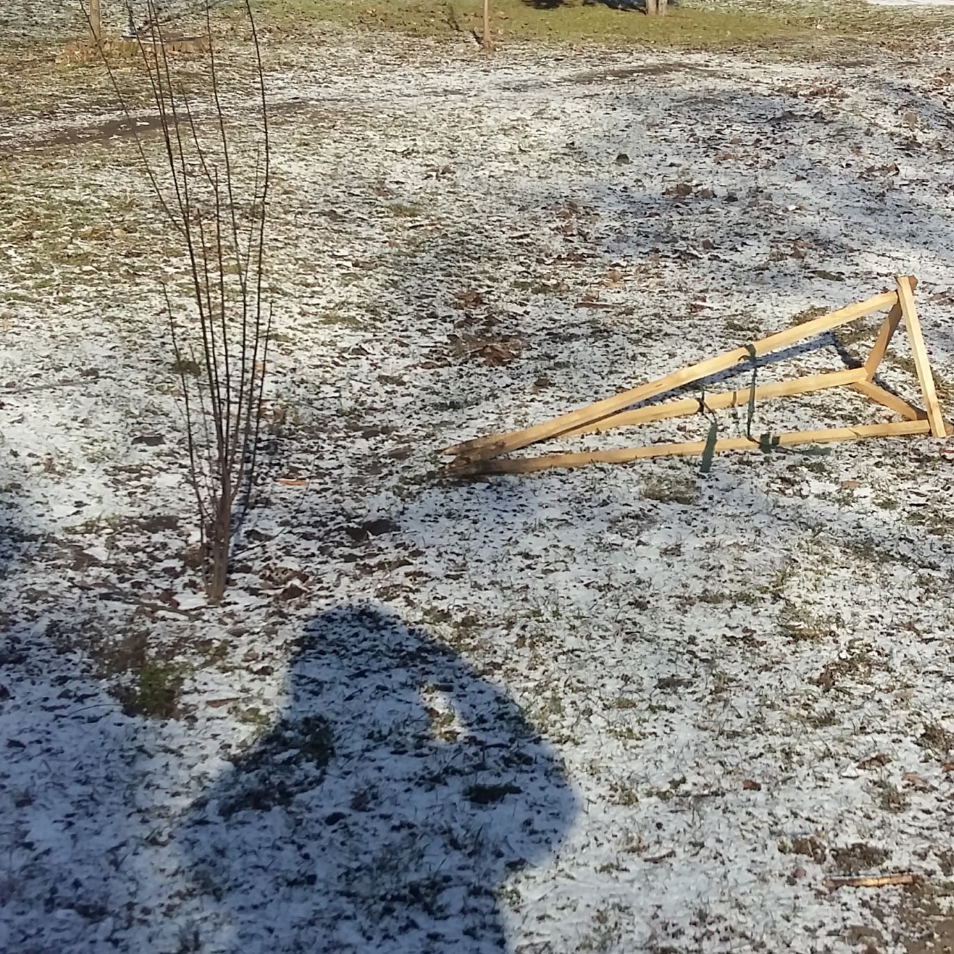 Вандалы посетили парк / фото: fb Департамент парків та рекреації Дніпровської міської ради