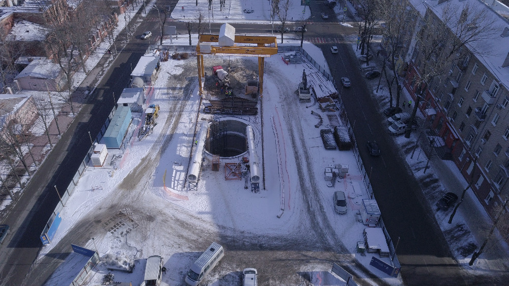 Шахтный ствол 16-бис / фото: metro.dp.ua