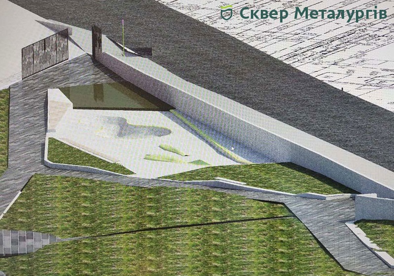Это предварительный проект - фото: fb Департамент парків та рекреації Дніпровської міської ради