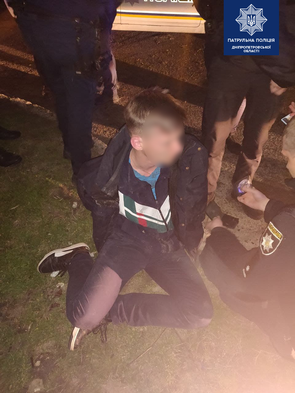 Но их всех задержали - фото: патрульная полиция