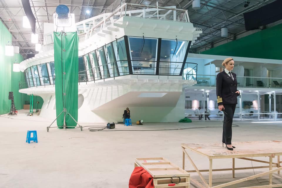 Для сериала построили капитанский мостик - фото: fb Ирина Каптелова