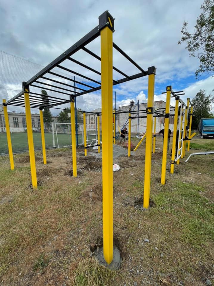 Площадка находится на территории школы - фото: fb Кисилевський Дмитро 