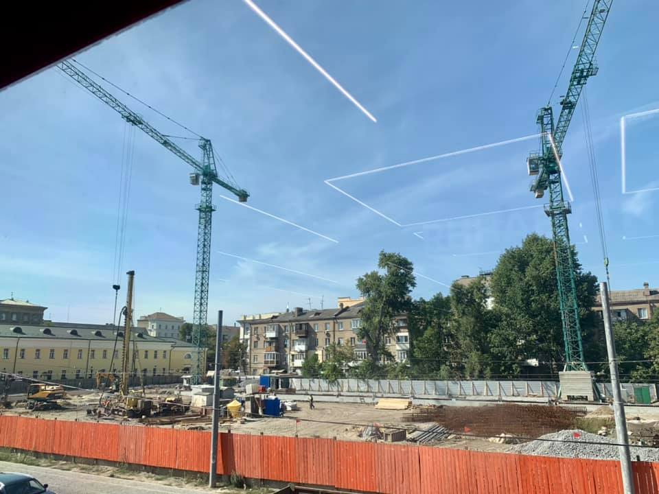Так выглядит строительная площадка - фото: fb Вадим Ермолаев