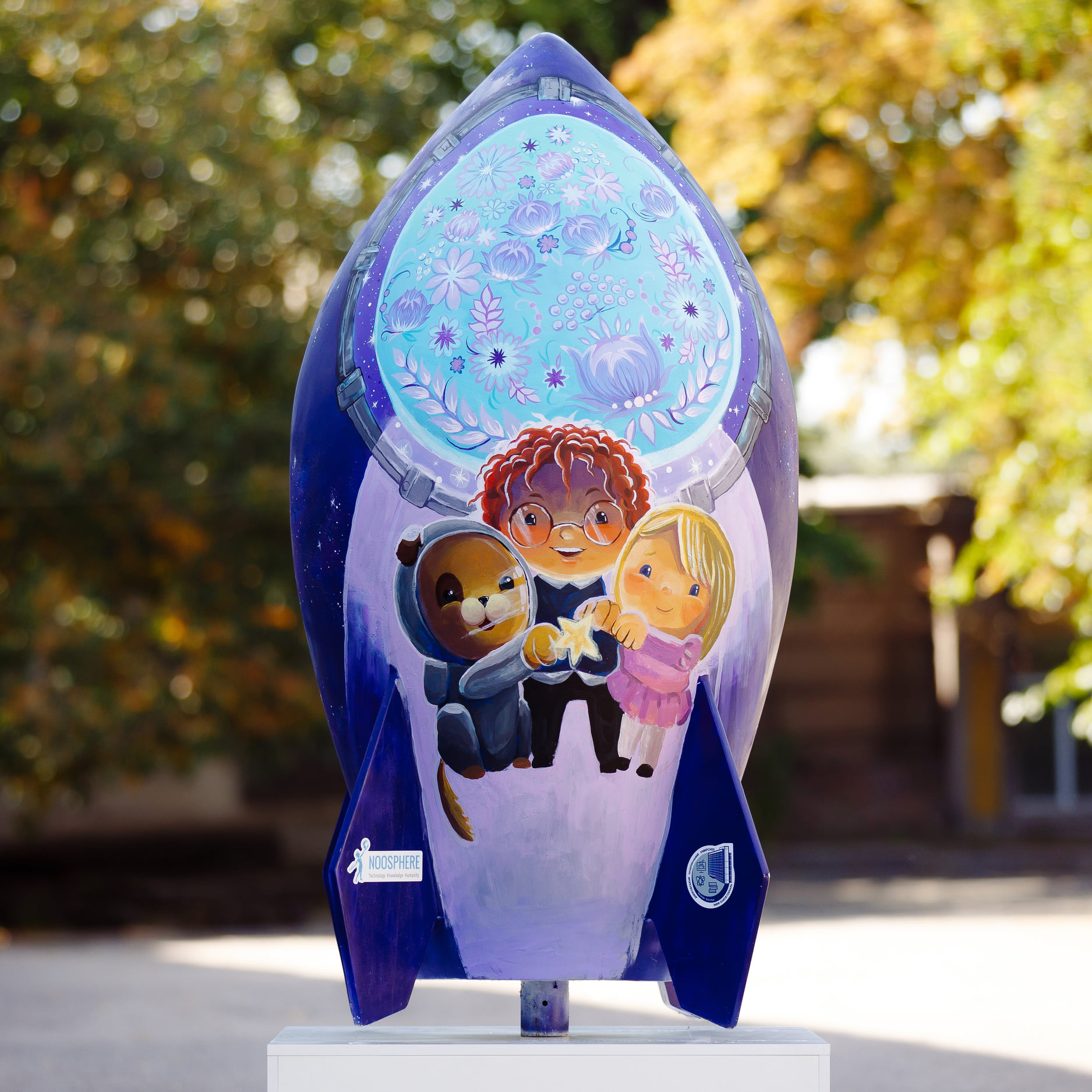 Артракета / фото: fb Noosphere Art Rocket Park