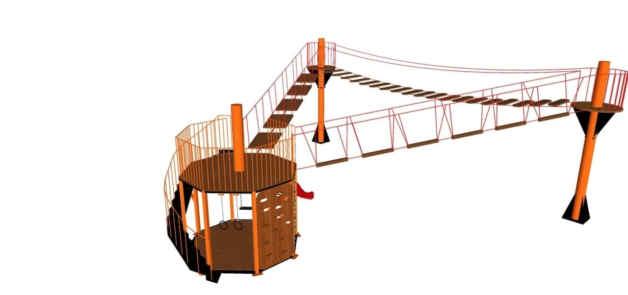 Веревочный парк - фото: fb КПНЗ "Центр художньо-естетичної творчості учнівської молоді" ДМР