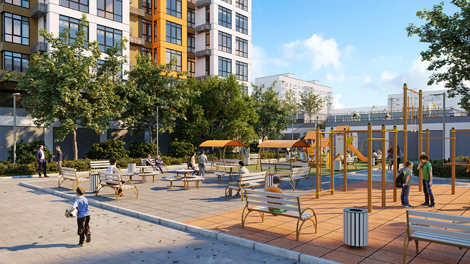 Рядом появится такая крутая площадка - фото: facebook.com/vadim.mendakov