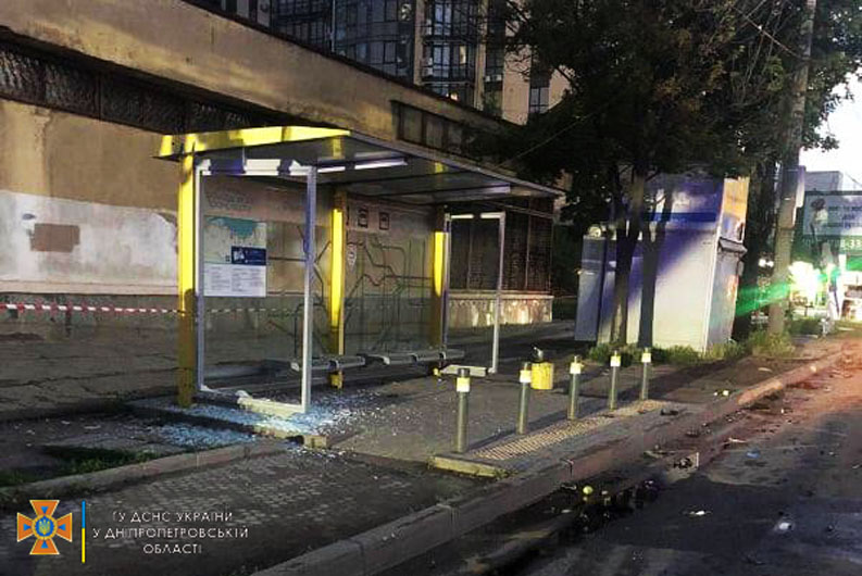 Задело остановку - фото: ГСЧС