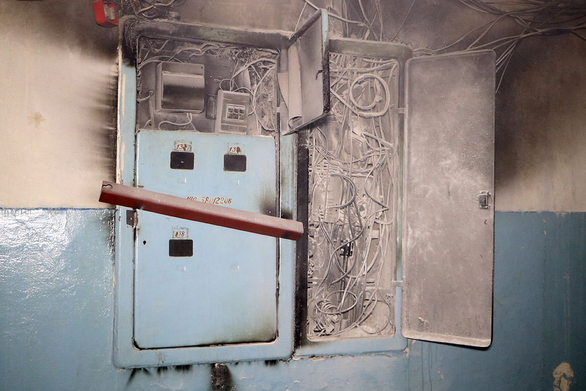 Произошло короткое замыкание - фото: dp.dsns.gov.ua