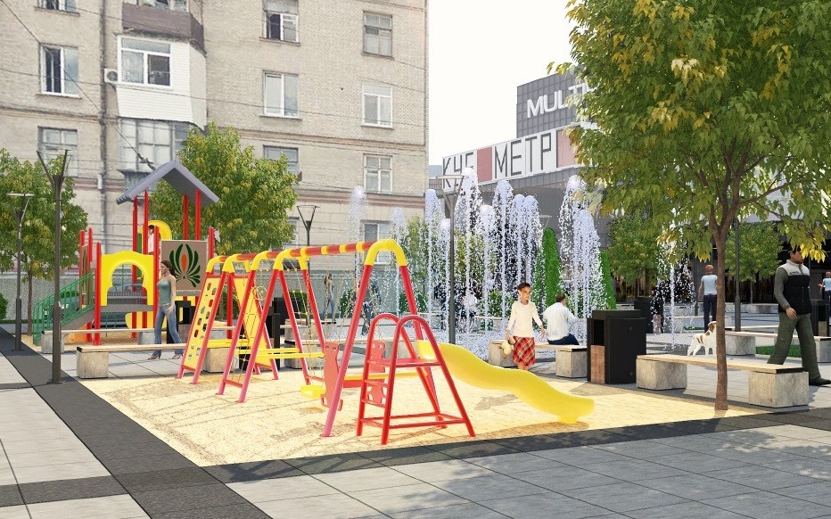 Площадки для деток - фото: fb Urban Dnipro