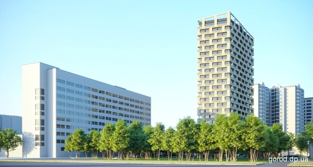 Проект высотки - фото: gorod.dp.ua