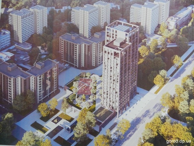 На месте кинотеатра построят комплекс - фото: gorod.dp.ua