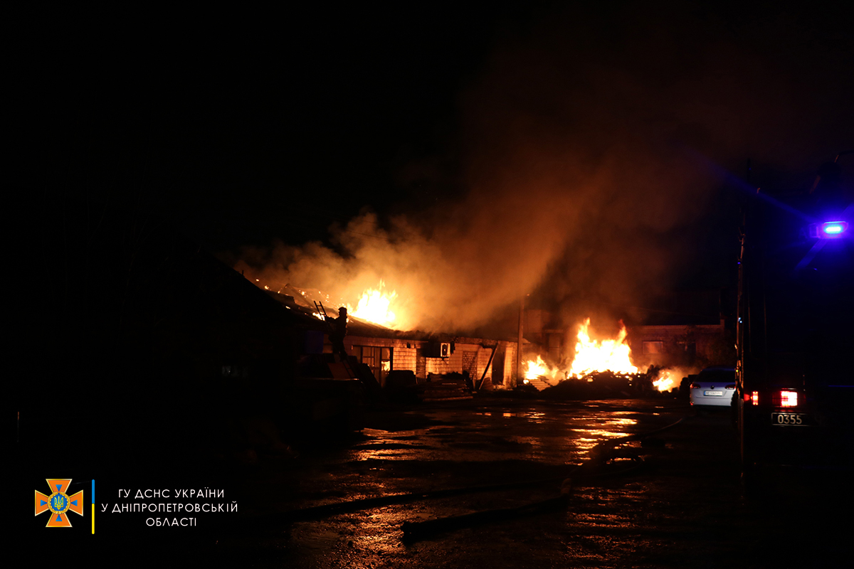 Огонь был везде - фото: dp.dsns.gov.ua