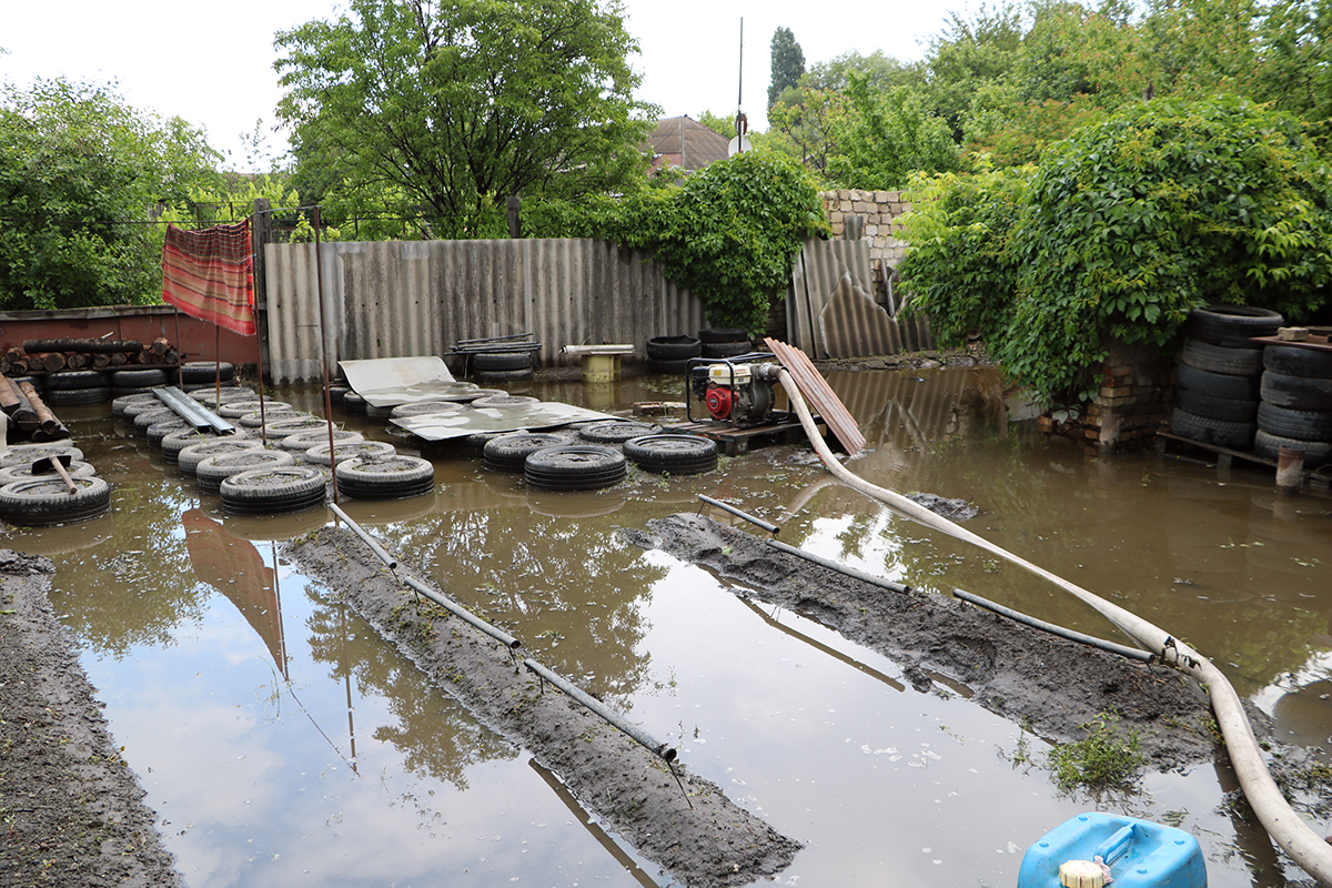 В Днепре прошел ливень - фото: ГСЧС