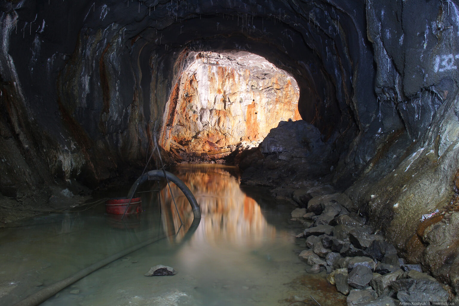 Вид забоя за несколько часов до взрыва - фото: metro.dp.ua