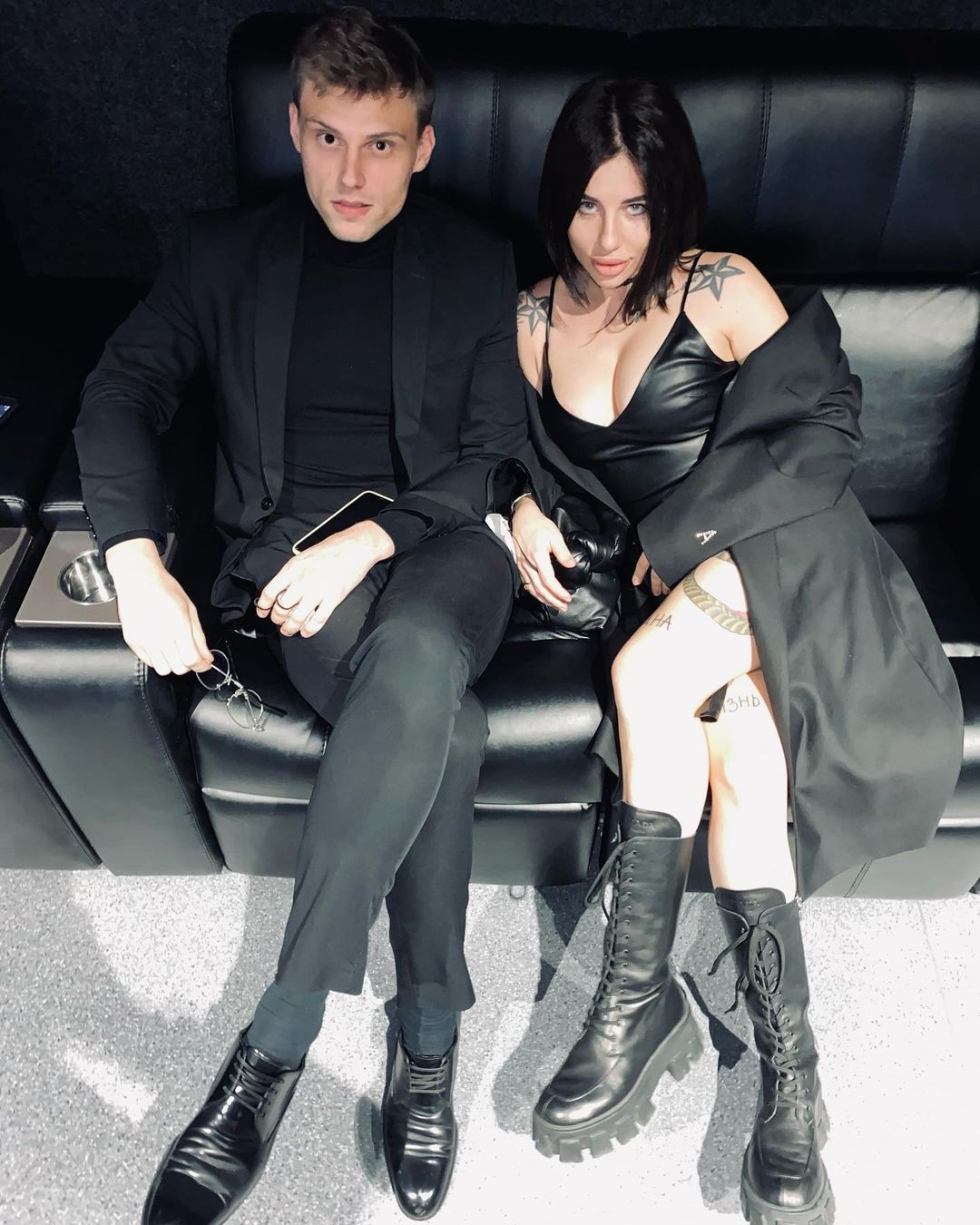 Анна Алхим и Артем Ярлыченко на презентации фильма / фото: anna_alkhim