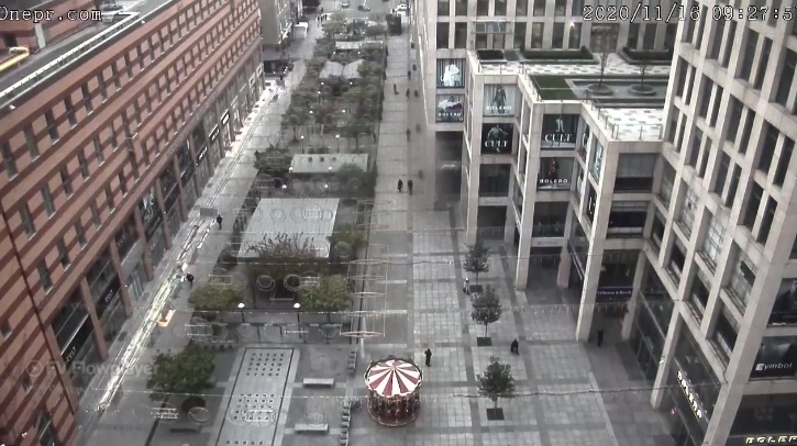 Снег в Днепре  / фото: webcam.scs.com.ua