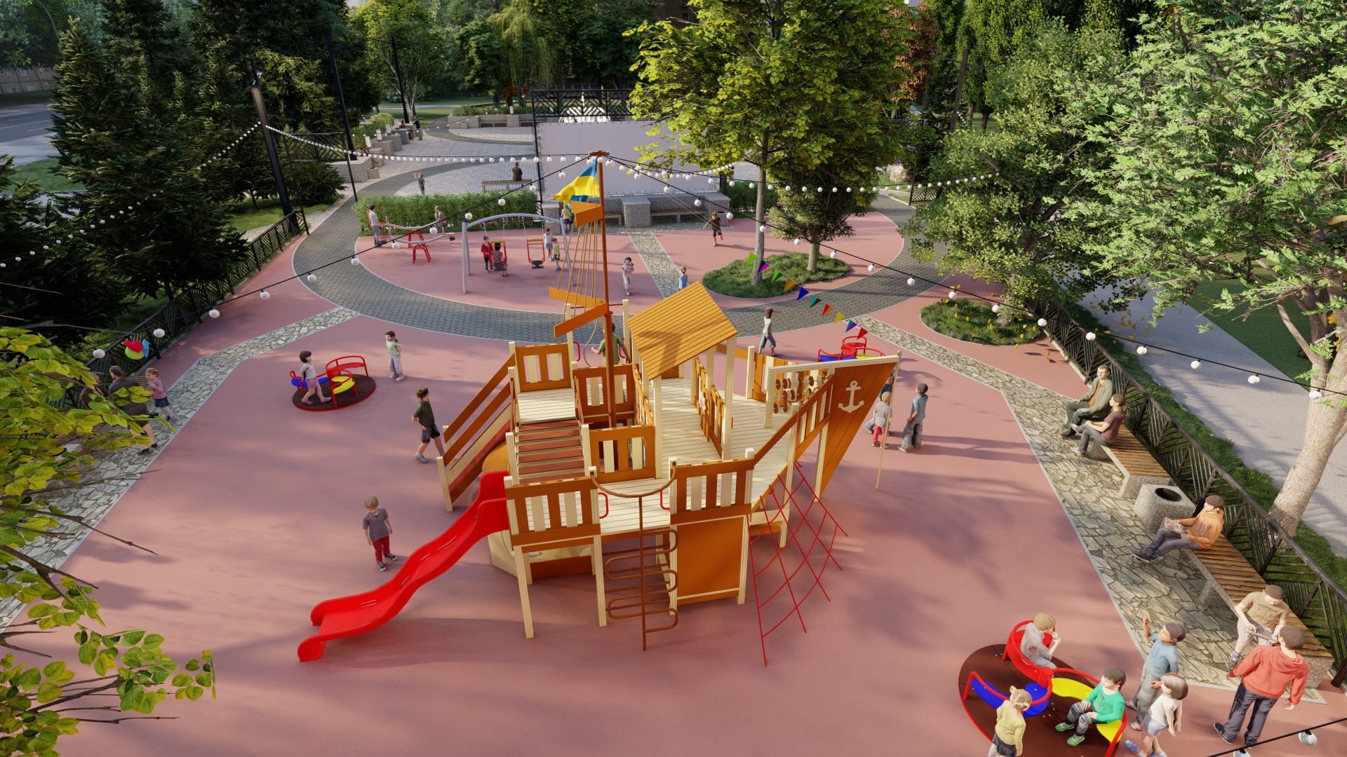 Детям будет, где играть - фото: dniprorada.gov.ua