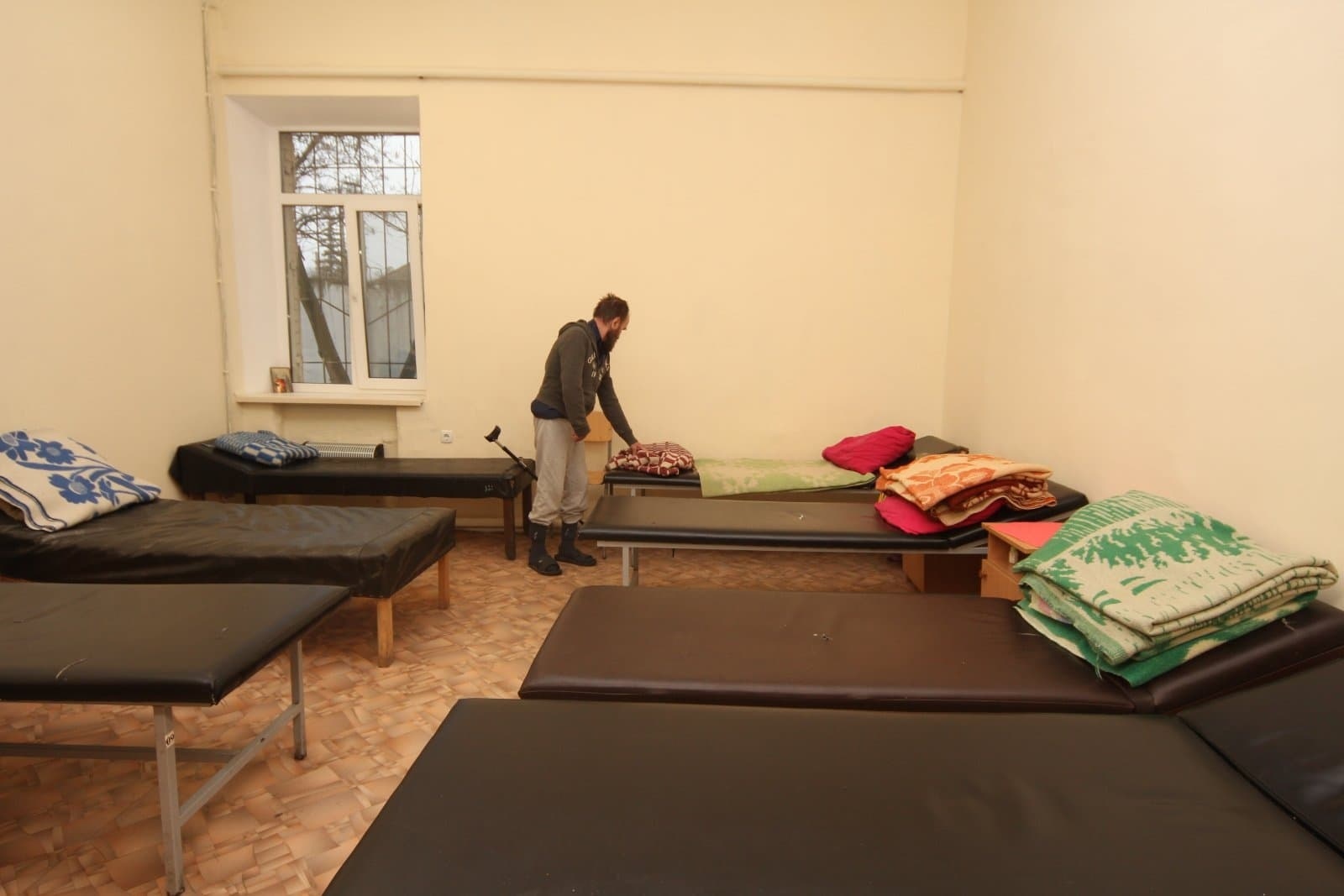 Горожане могут погреться и выпить чай / фото: мэрия