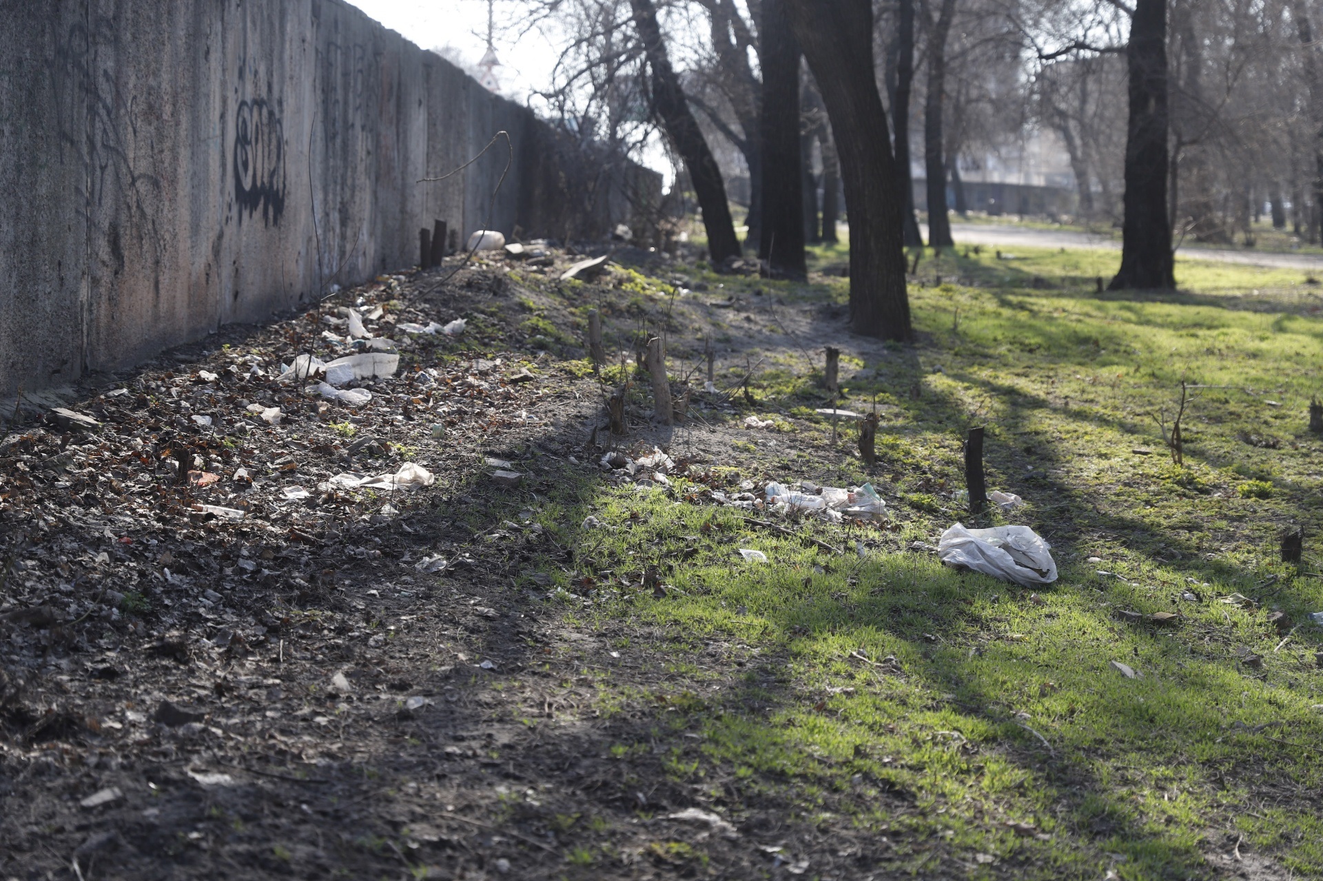 Сквер выглядит заброшенным - фото: dniprorada.gov.ua