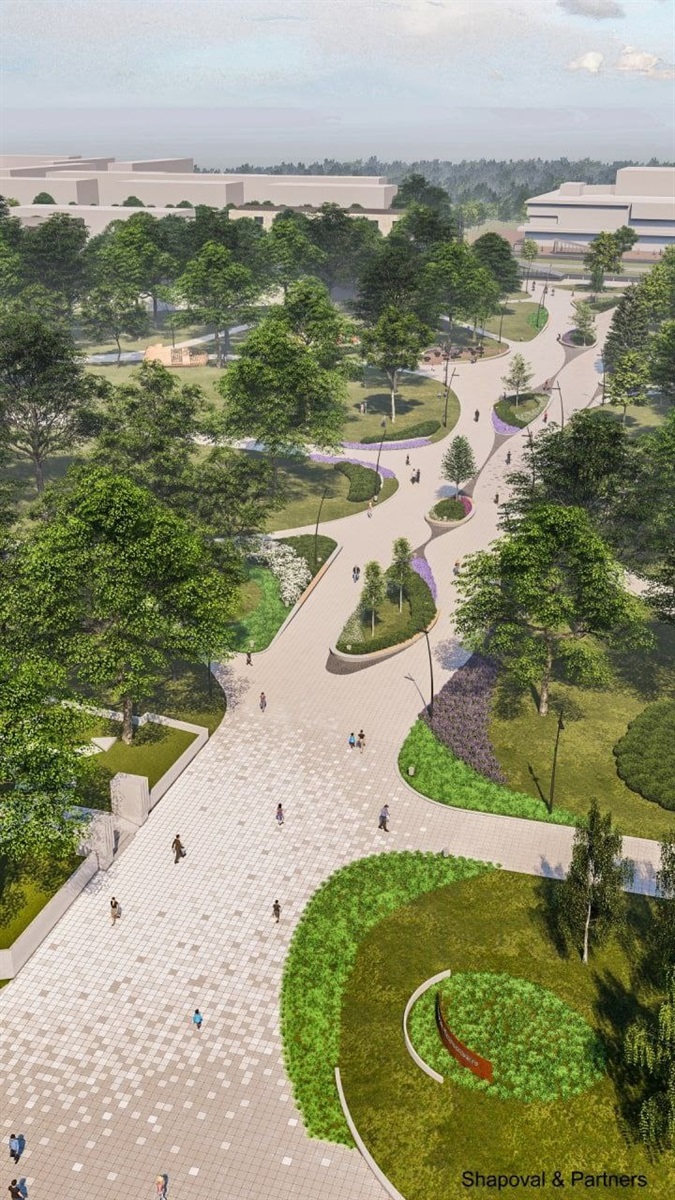 Так будет выглядеть парк в будущем - фото: dniprorada.gov.ua