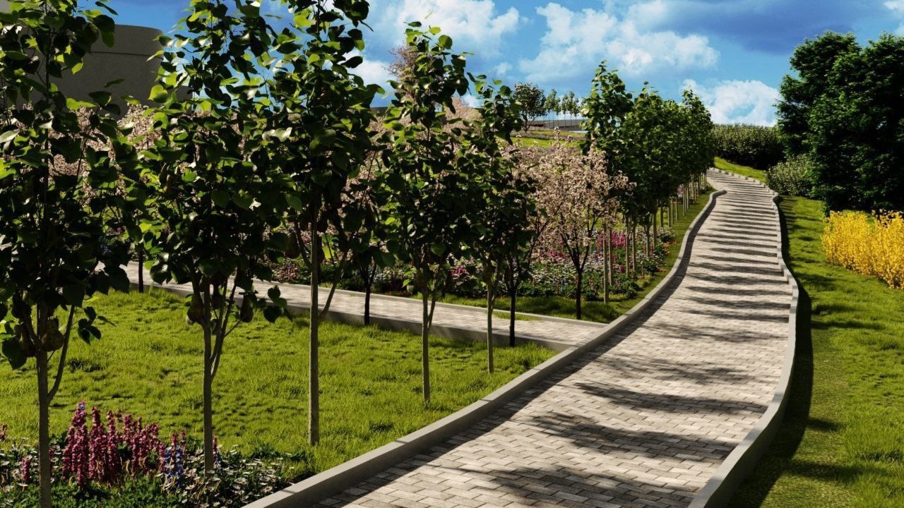 И аллеи для прогулок - фото: dniprorada.gov.ua