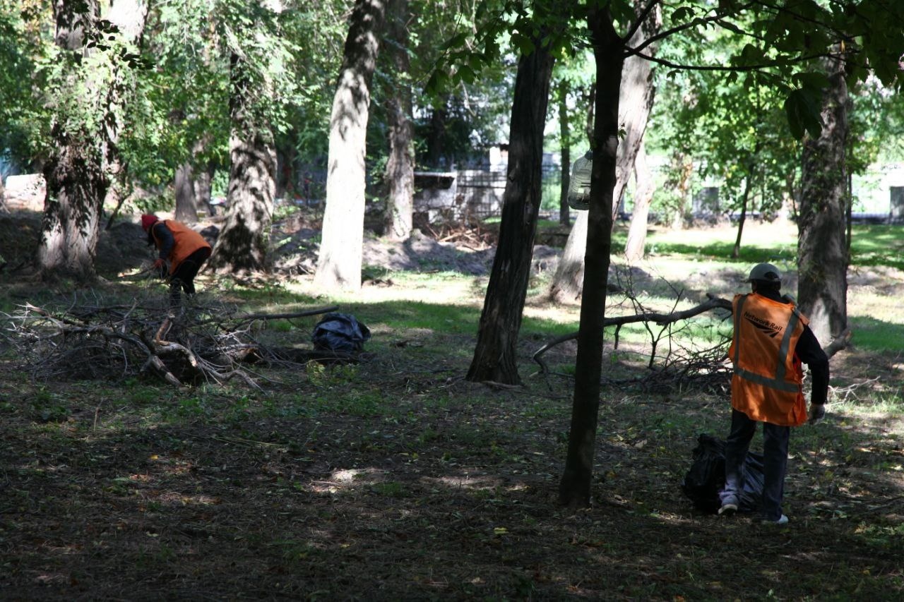 Территорию парка убрали – || фото: dniprorada.gov.ua