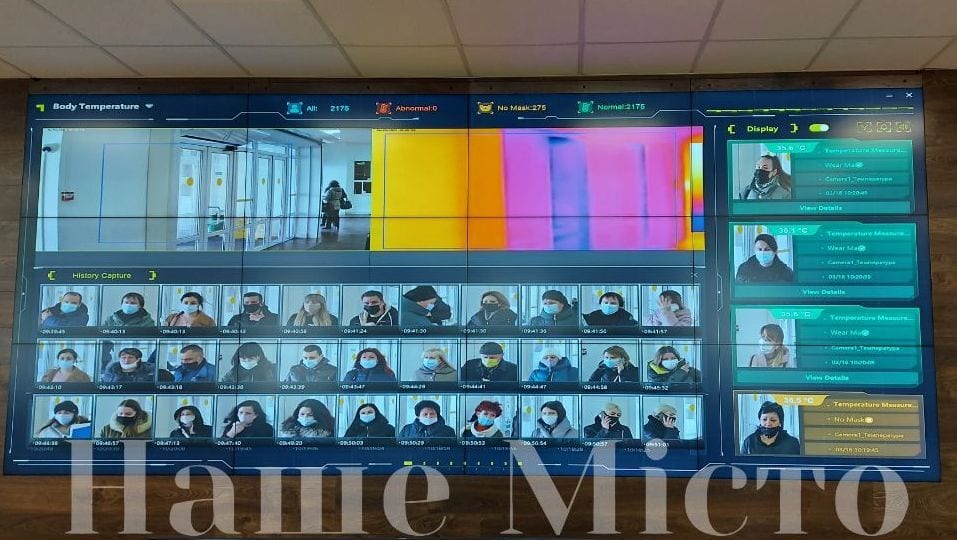Система распознает людей с температурой и без масок - фото: nashemisto.dp.ua
