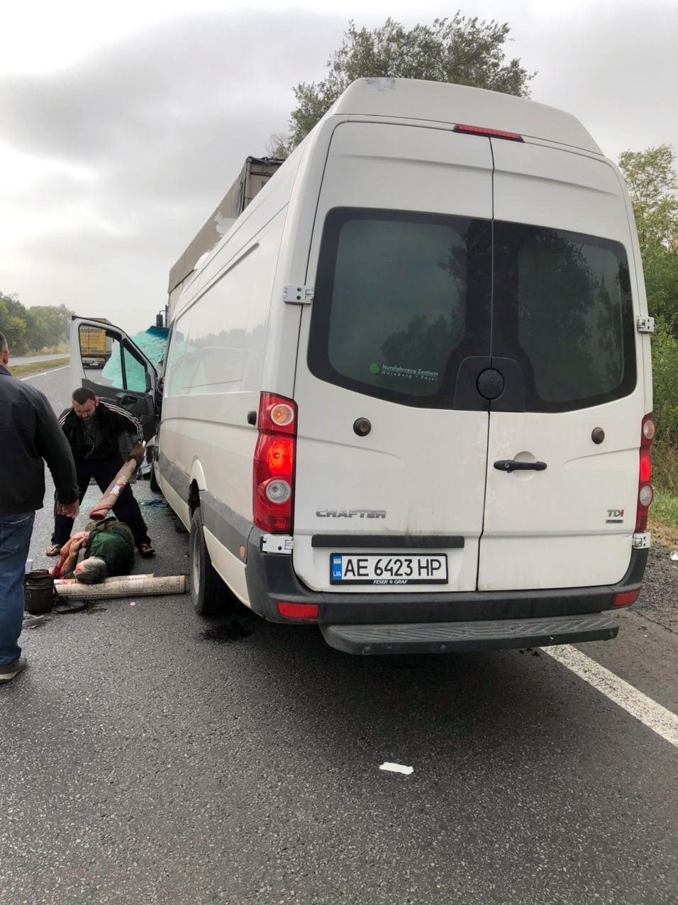 Водителя забрали в больницу / фото: ХД