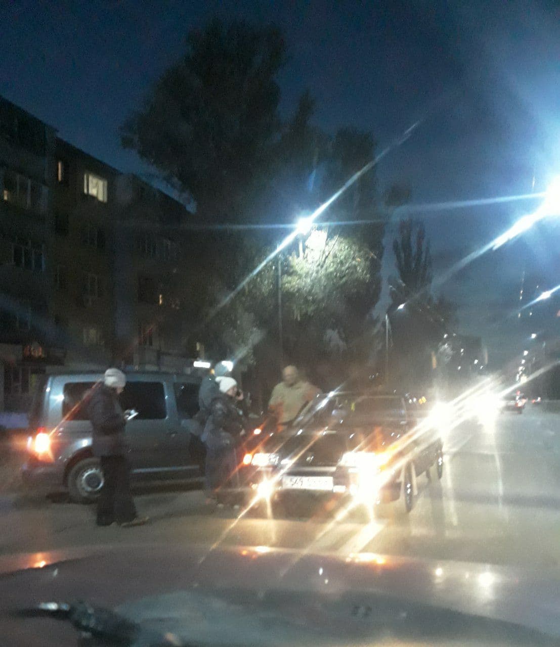 Авария на Богдана Хмльницкого / фото: Tg-канал ДТП Пробки Днепр