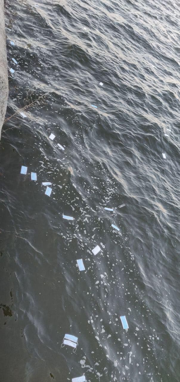 Маски плавают в воде / фото: ХД