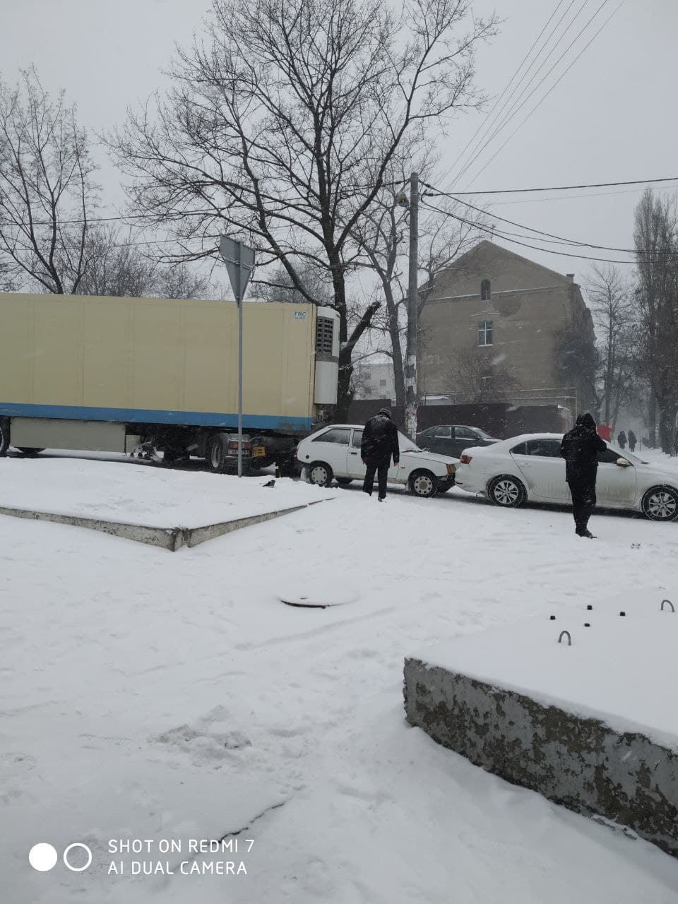 Авария в Днепре  / фото: tg ДТП.Пробки