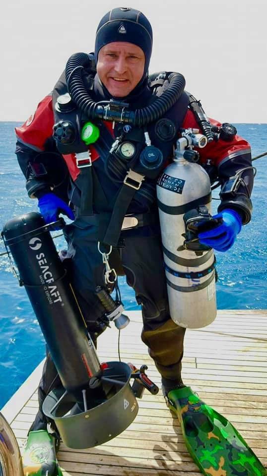 Борис Филатов занимается дайвингом - фото: tg Борис Філатов