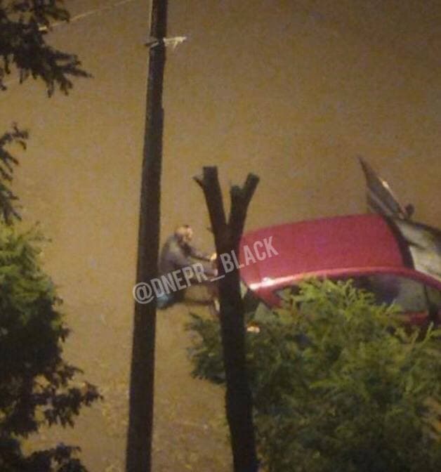 Машины приходилось толкать - фото: tg Dnepr_Black