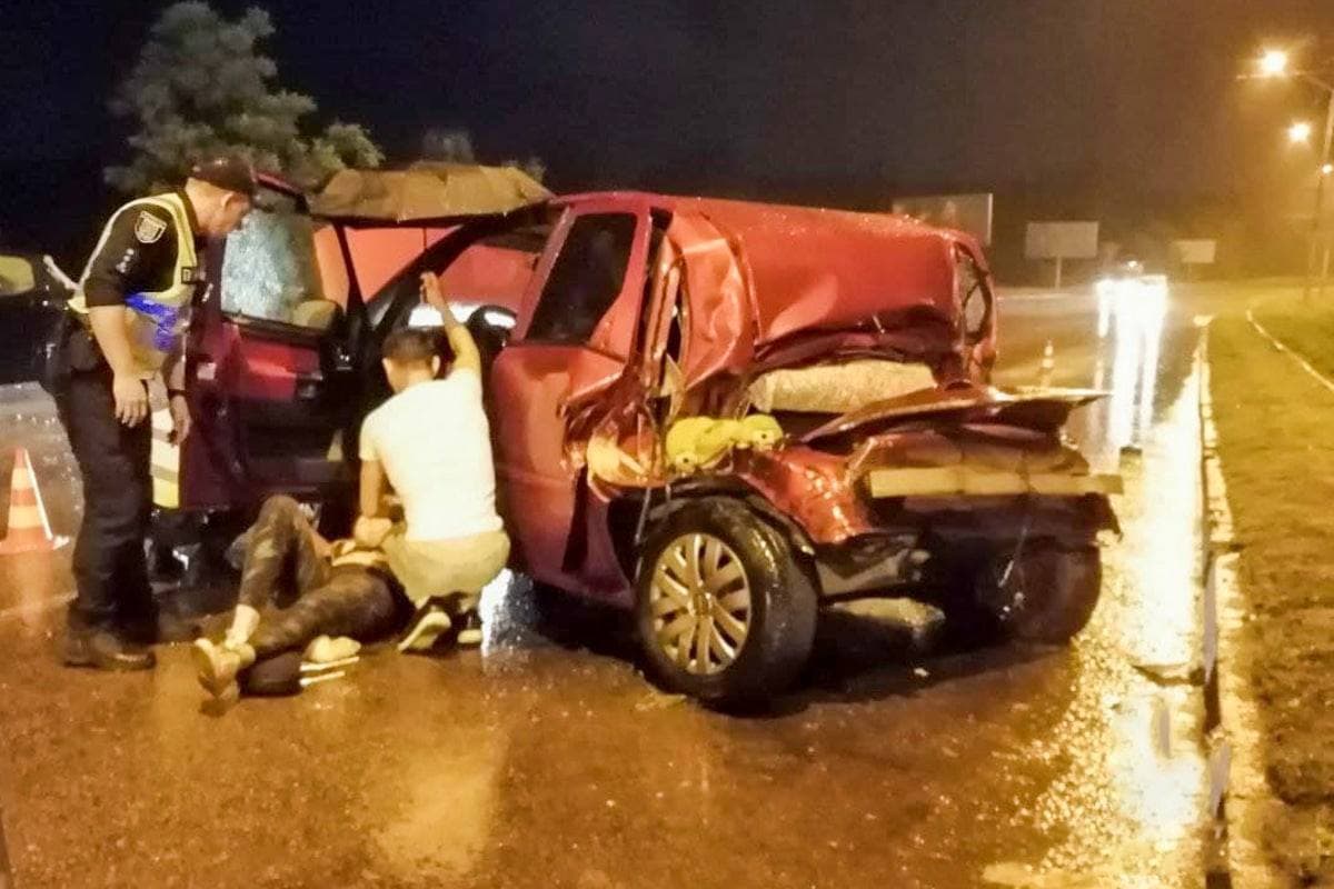 ДТП на Кайдакском мосту - фото: tg ХД