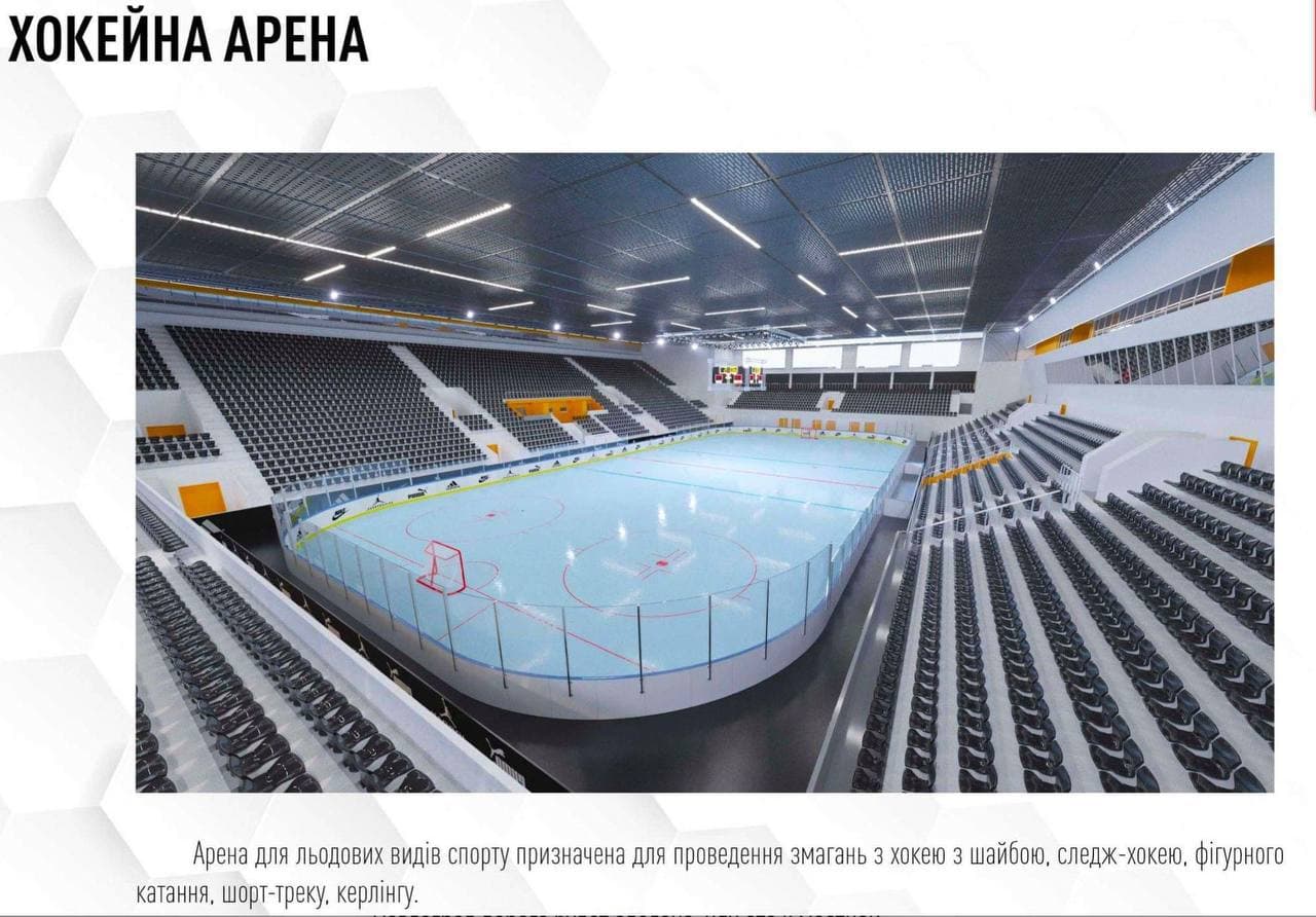 Арена для хоккея - фото: tg ProDnipro