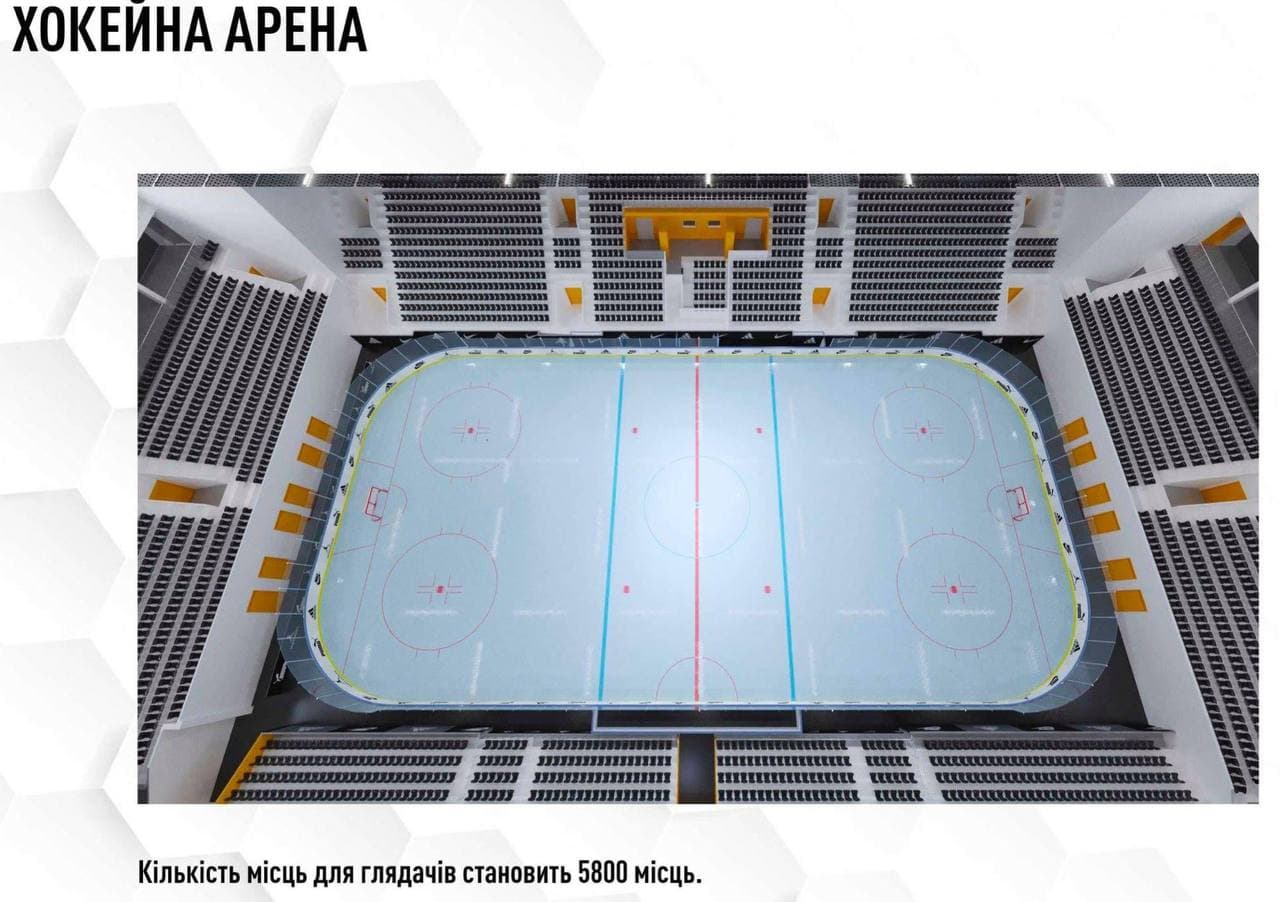 Здесь можно проводить соревнования не только по хоккею - фото: tg ProDnipro