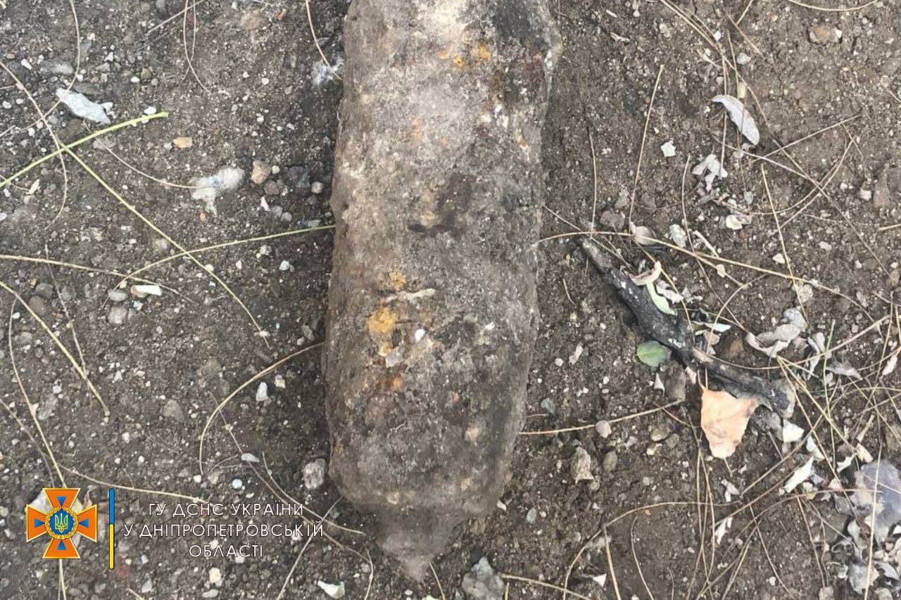 Обнаружили его на территории бывшего завода - фото: dp.dsns.gov.ua