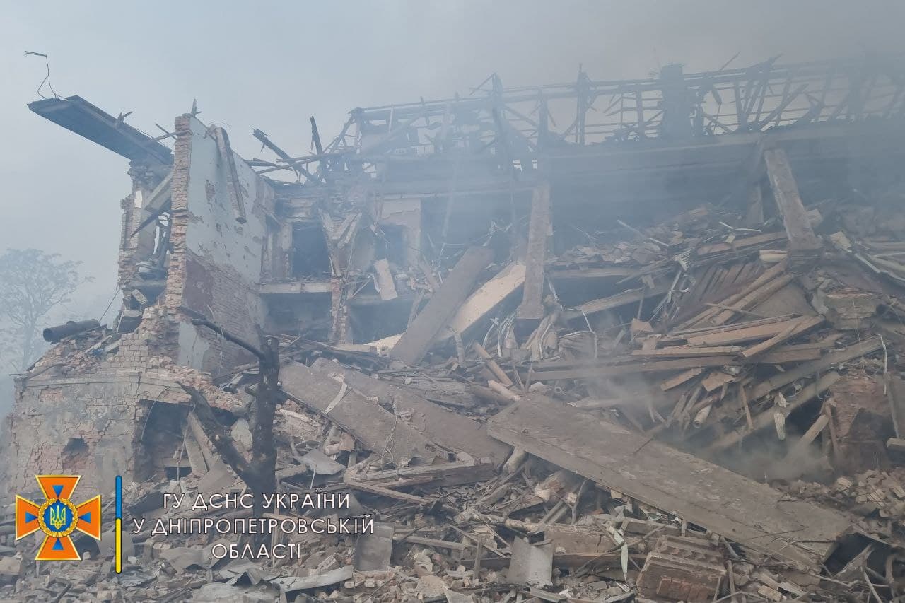 Наслідки вибуху – || фото: dp.dsns.gov.ua