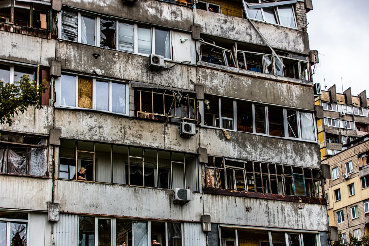 В результате взрыва пострадали дома - || фото: adm.dp.gov.ua