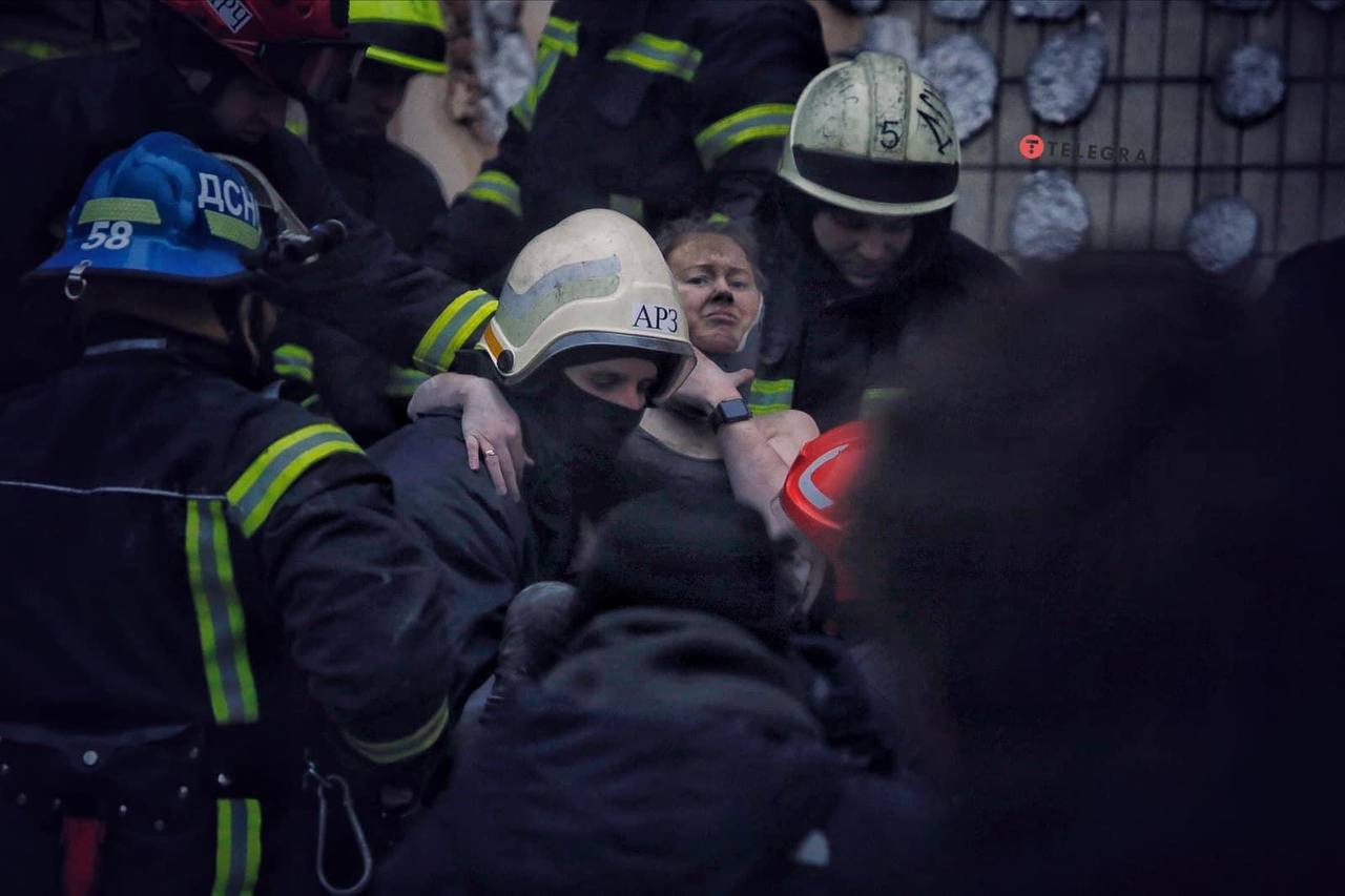 Жінку вдалося врятувати - || фото: t.me/tymoshenko_kyrylo