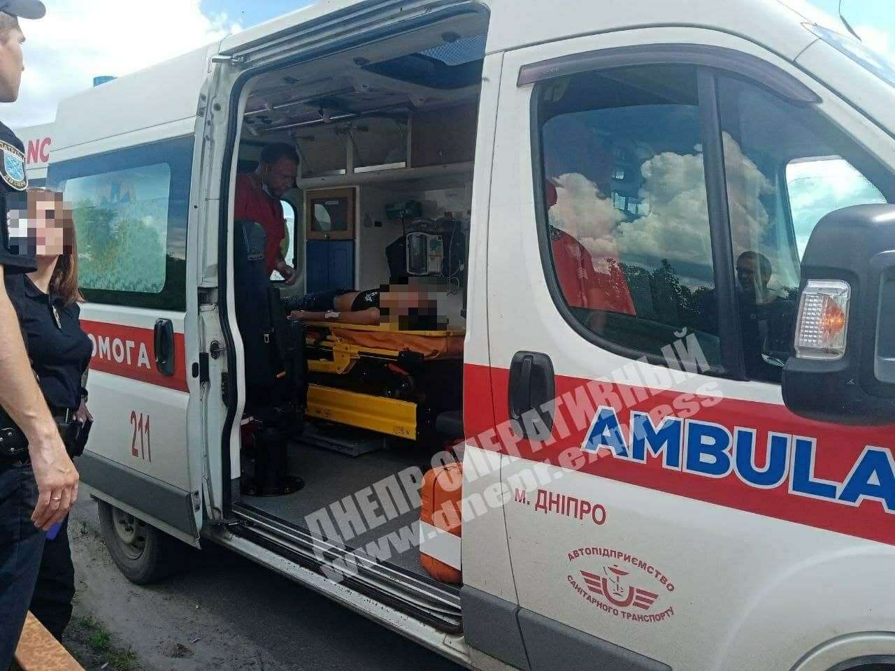 Девушку госпитализировали - фото: dnepr.express