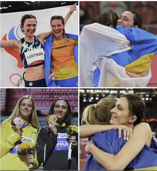 Ярослава Магучих с представительницей России / фото: @vpshmagazine 