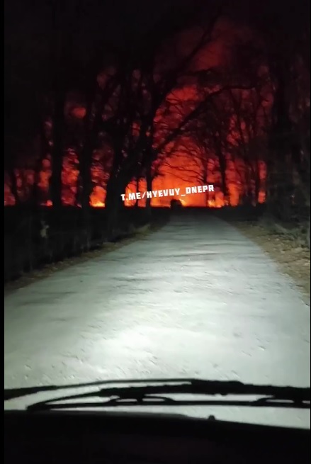 Пожар в Орловщине / фото: ХД