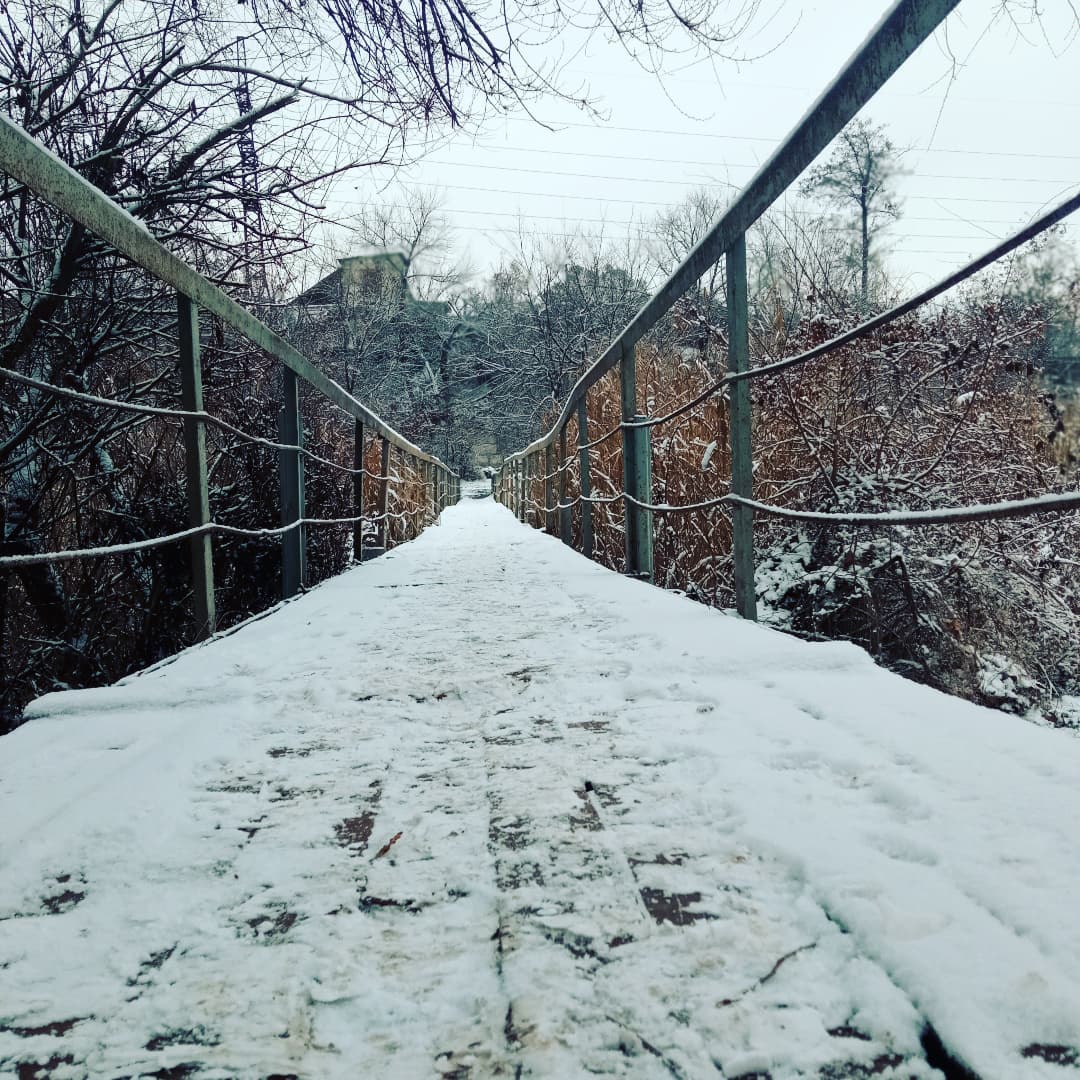 Первый снег в Кривом Роге - || фото: instagram.com/sementuman