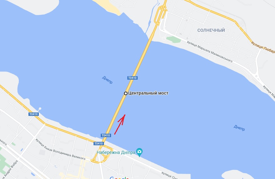 Перекроют движение на мосту / фото: google.com