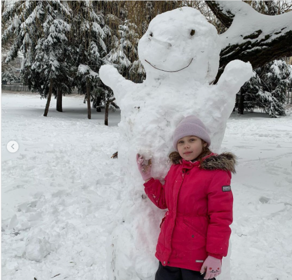 Приветливый снеговик / фото:  eugene_dmitriyenko