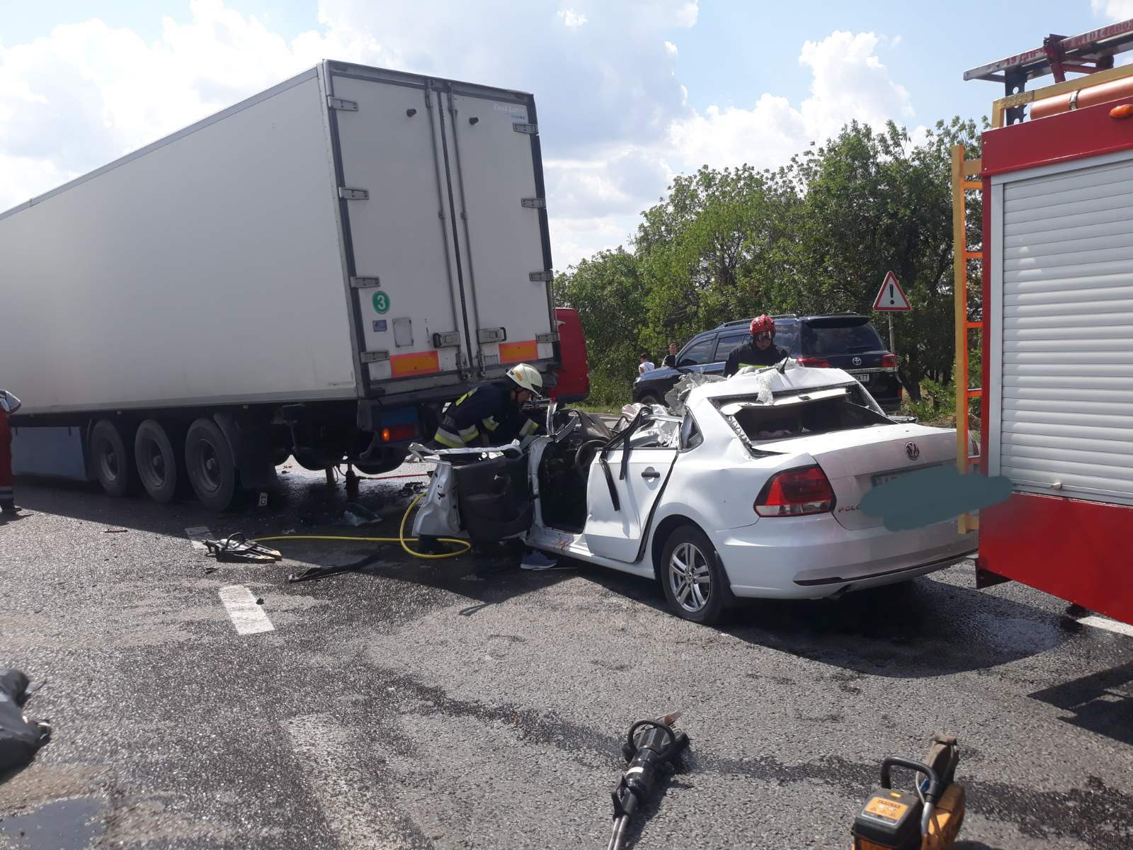 Обстоятельства аварии устанавливаются / фото: ГСЧС в Днепропетровской области