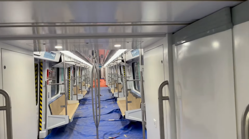 Такие вагоны будут в турецком метро / фото: fb Mykhailo Lysenko 